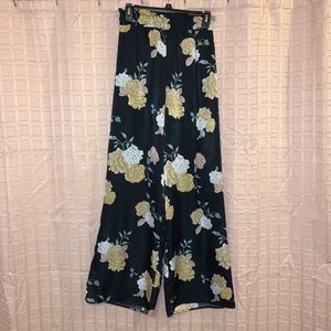 Flowy, floral pants